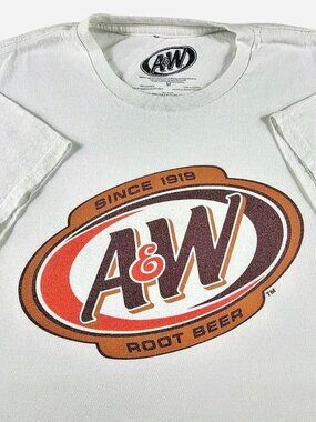 A&W Root Beer graphic tee soda t-shirt coca-cola